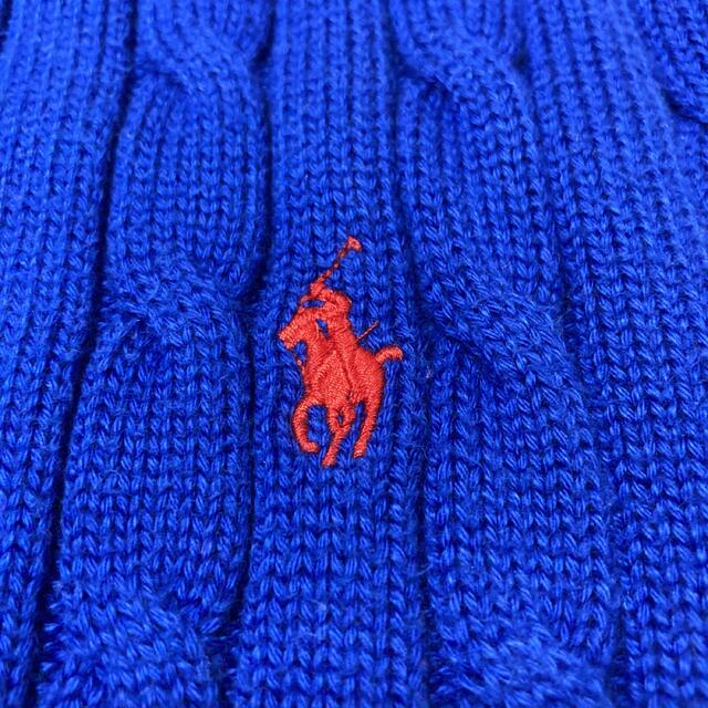 POLO RALPH LAUREN(ポロラルフローレン)のPOLO RALPH LAUREN ポロラルフローレン コットンケーブルニット レディースのトップス(ニット/セーター)の商品写真