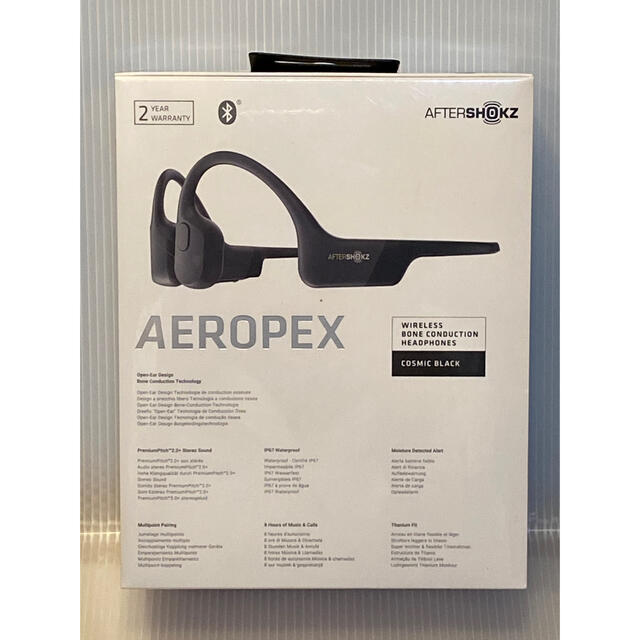 新品フォーカルポイント骨伝導AfterShokz Aeropex ブラック