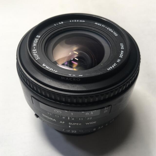 PENTAX(ペンタックス)のSIGMA AF SUPER WIDE II 24mm f2.8 Kマウント スマホ/家電/カメラのカメラ(レンズ(単焦点))の商品写真