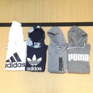 パーカー4枚セット　adidas2枚、PUMA2枚(パーカー)