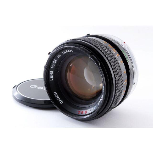 【単焦点】 Canon FD 50mm F1.4 S.S.C. レンズ カメラ レンズ(単焦点)