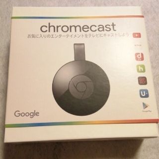 クローム(CHROME)のGoogle Chromecast 第2世代 ブラック GA3A00133A16(映像用ケーブル)