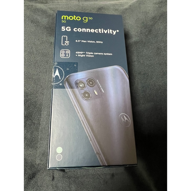 新品未開封　moto g50 5g/メテオグレー