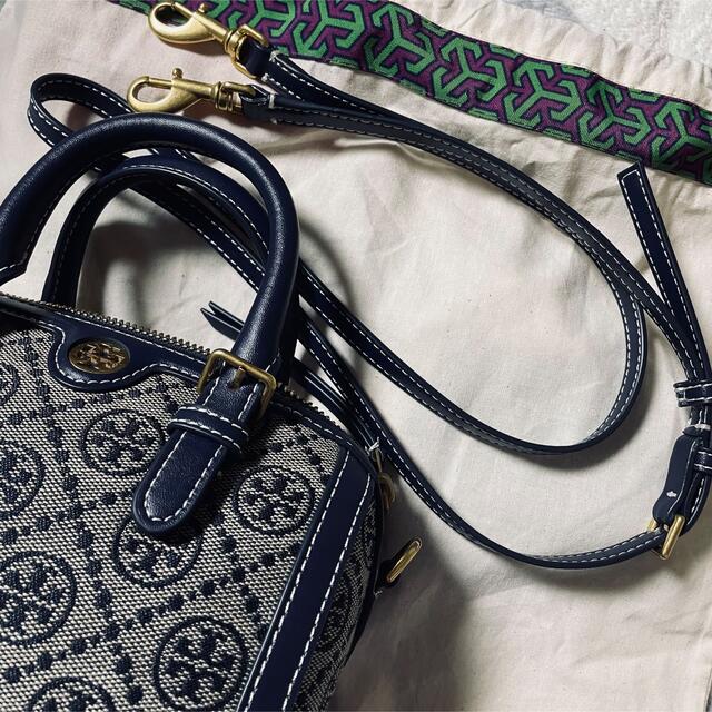 Tory Burch(トリーバーチ)のTモノグラム ジャカード ミニ バレル   レディースのバッグ(ショルダーバッグ)の商品写真