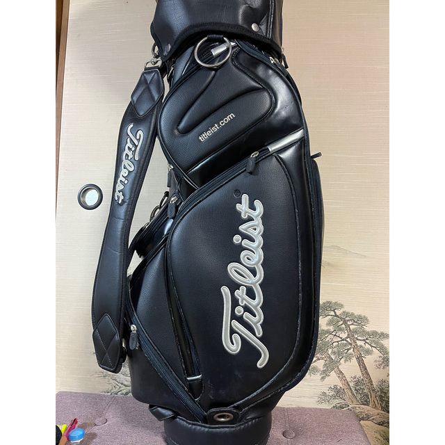 Titleist - タイトリスト ブラック キャディバッグ フード付 ...