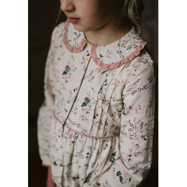 【little cotton clothes】 Agathaワンピース 5~6y キッズ/ベビー/マタニティのキッズ服女の子用(90cm~)(ワンピース)の商品写真