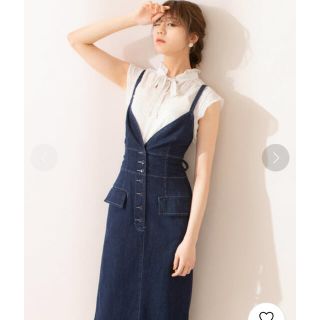 ジルバイジルスチュアート(JILL by JILLSTUART)のビヨンドデニムワンピース(ひざ丈ワンピース)