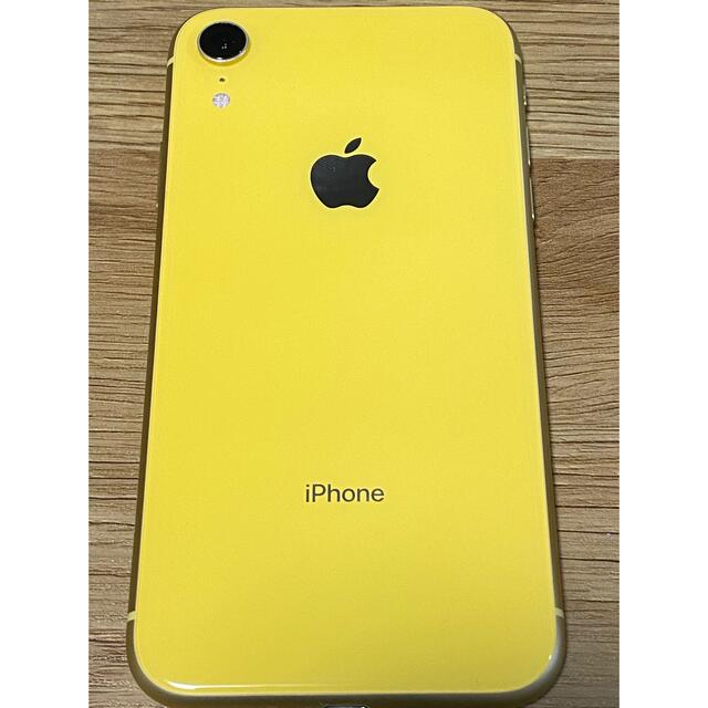 ロック解除済修理歴iPhoneXR イエロー 128 SIMフリー