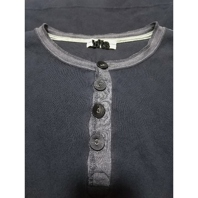 ylts(イルツ)のylts ヘンリーネック 長袖 カットソー Ｍサイズ 日本製 イルツ 古着屋 服 メンズのトップス(Tシャツ/カットソー(七分/長袖))の商品写真