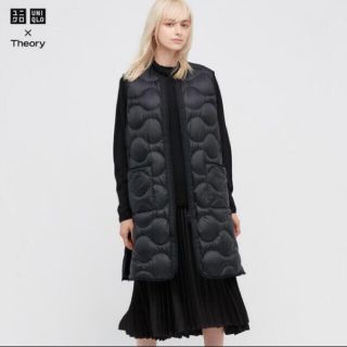 ユニクロ(UNIQLO)の新品 UNIQLO ユニクロ×セオリー ウルトラライトダウンロングベスト XL(ダウンベスト)