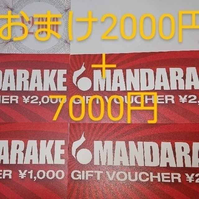 まんだらけ　株主優待　7000円分＋おまけ