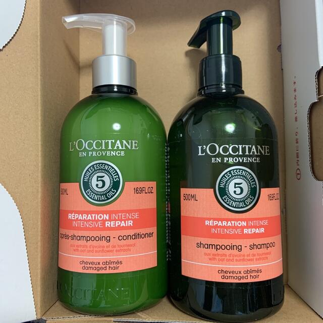 L'OCCITANE(ロクシタン)のロクシタン ファイブハーブスリペアリングシャンプー　コンディショナー500ml コスメ/美容のヘアケア/スタイリング(シャンプー/コンディショナーセット)の商品写真