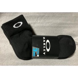 オークリー(Oakley)の27〜29cm・3足・くるぶし丈・黒OAKLEY オークリー メンズ ソックス(ソックス)