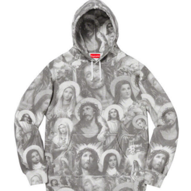 Supreme 18fw Jesus and Mary グレー M