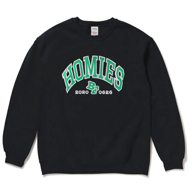 HOMIES black trainer green スウェット トレーナー L | フリマアプリ ラクマ