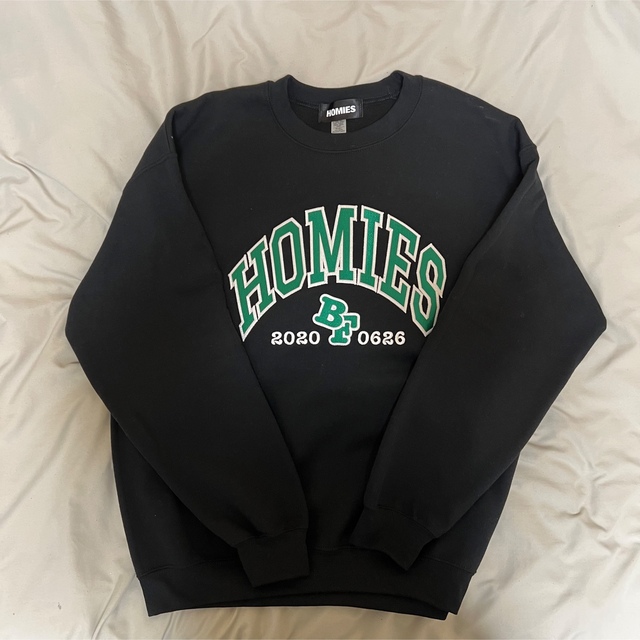 HOMIES black trainer green スウェット トレーナー L