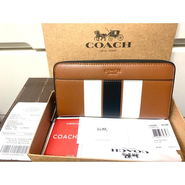 COACH(コーチ)の新品未使用コーチ長財布 メンズのファッション小物(長財布)の商品写真
