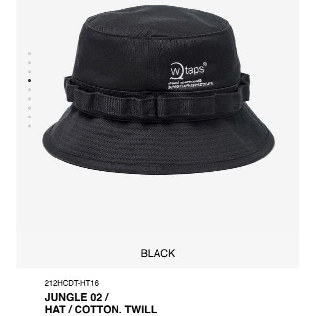 BLACK XL 21AW WTAPS JUNGLE 02 / HAT / COハット