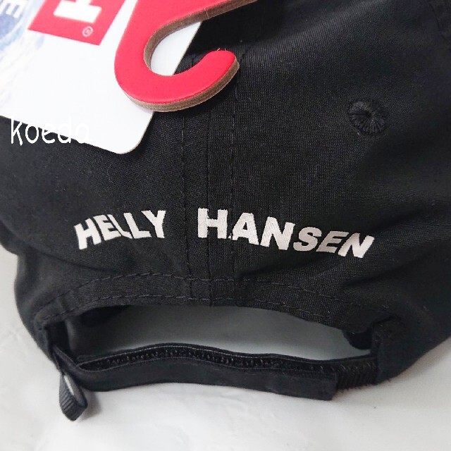 HELLY HANSEN(ヘリーハンセン)のHELLY HANSEN ヘリーハンセン 黒 ブラック クルー キャップ 帽子 メンズの帽子(キャップ)の商品写真
