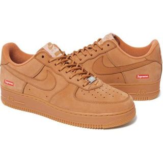シュプリーム(Supreme)のシュプリーム × ナイキ Air Force 1 Low Wheat 27.5 (スニーカー)