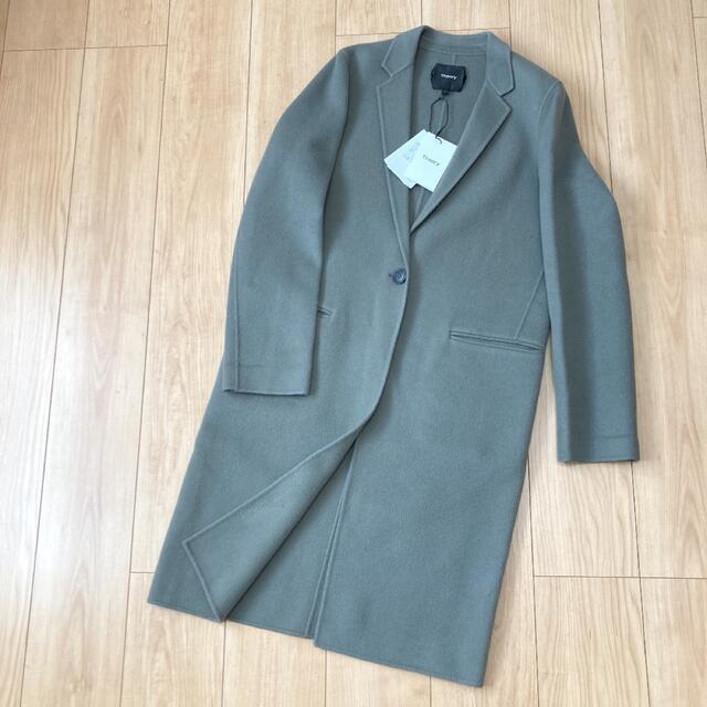 販売正規品 Theory セオリーダブルフェイス カシミヤ混チェスター