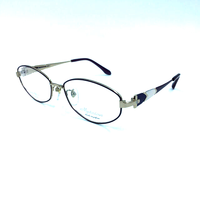 高品質の人気 ミステリアス　MY-102 メガネフレーム　パープル Mysterious サングラス+メガネ