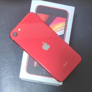 アイフォーン(iPhone)のiPhone SE 第2世代 (SE2) レッド 64 GB SIMフリー(スマートフォン本体)