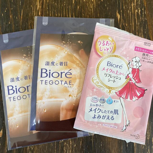 Biore(ビオレ)のビオレ Biore てごたえ TEGOTAE 保湿パック リフレッシュシート コスメ/美容のスキンケア/基礎化粧品(パック/フェイスマスク)の商品写真