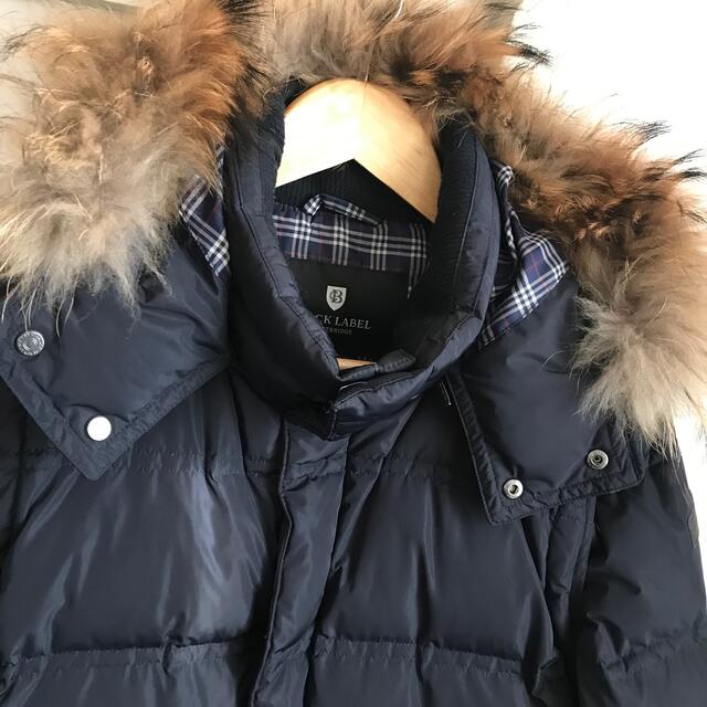 美品 ブラックレーベルクレストブリッジ ダウンジャケット L ネイビー