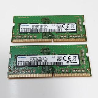 SAMSUNG - メモリ Samsung 16GB (8Gx2) DDR4-2400 #250の通販 by KuRo ...