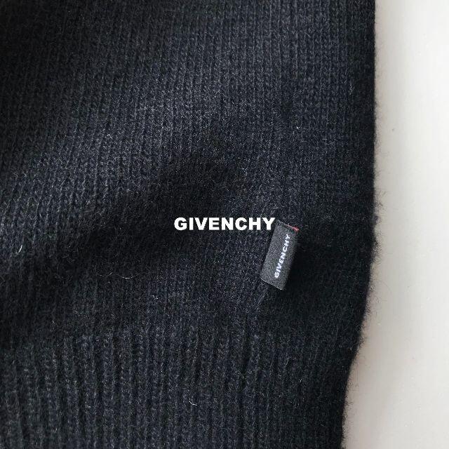 GIVENCHY】ジバンシィー カシミヤ混 ジップニット LOVE ニット
