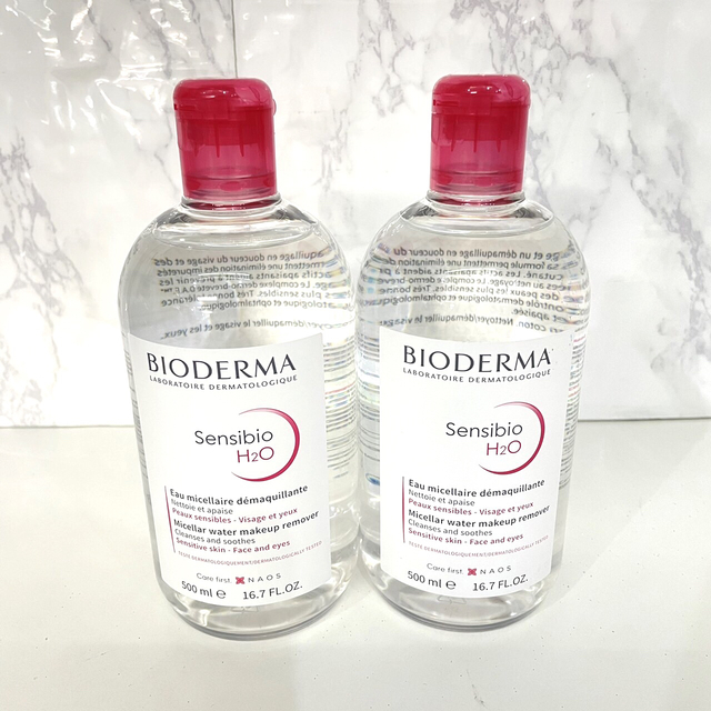 BIODERMA(ビオデルマ)のBIODERMA ビオデルマ 化粧落とし クレンジング 500ml 2本 洗顔 コスメ/美容のスキンケア/基礎化粧品(クレンジング/メイク落とし)の商品写真