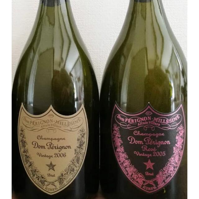 Dom Pérignon(ドンペリニヨン)の★未開栓★ドン・ペリニヨン　白　ロゼ　各1本　合計2本 食品/飲料/酒の酒(シャンパン/スパークリングワイン)の商品写真