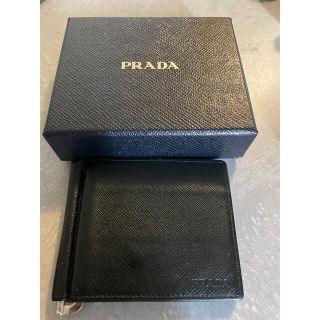 プラダ(PRADA)の(美品］プラダ　マネークリップ(マネークリップ)