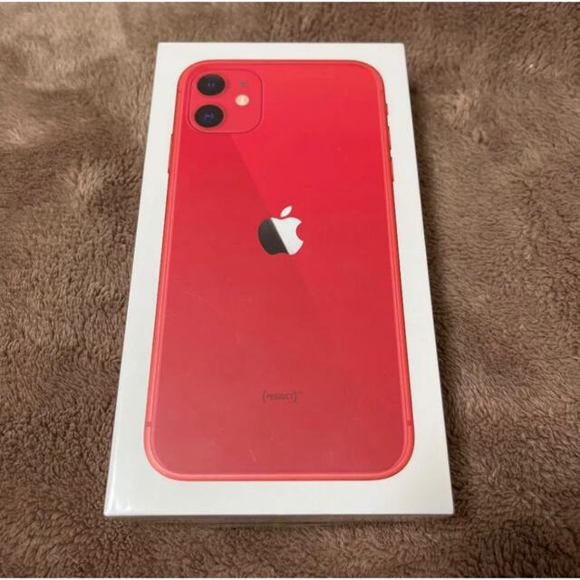iPhone 11 PRODUCT RED 128 GB SIMフリー新品未開封