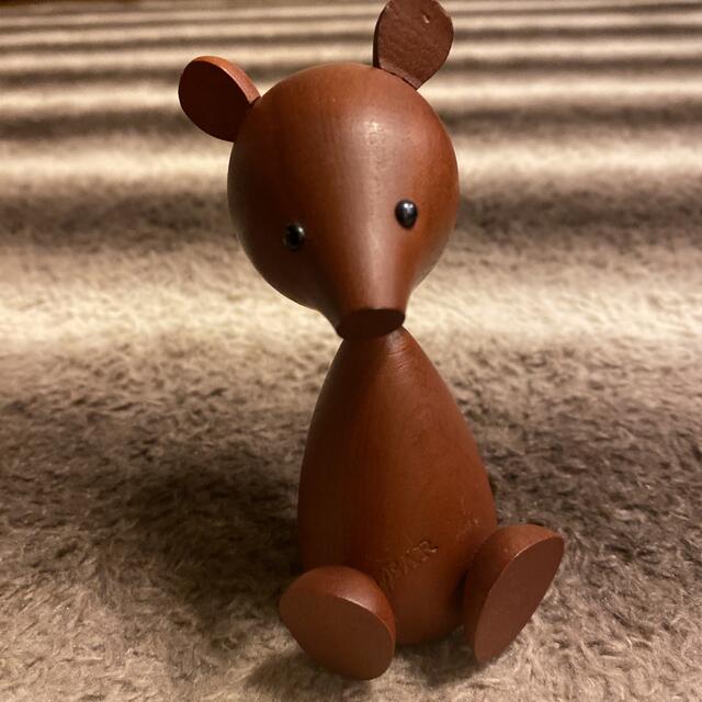 Senshukai wood animal bear インテリア/住まい/日用品のインテリア小物(置物)の商品写真