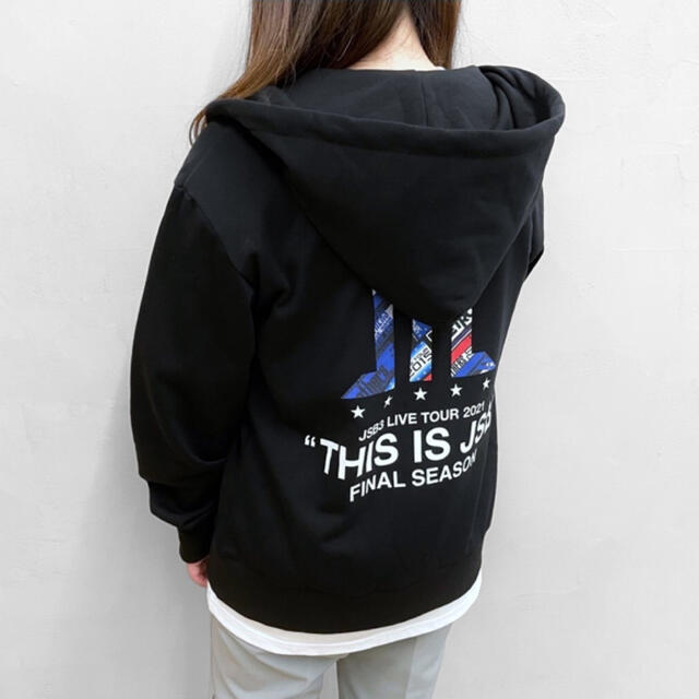 THIS IS JSB ジップアップパーカー/BLACK Ｌ