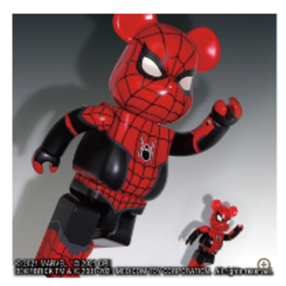 MEDICOM TOY - BE@RBRICK SPIDER-MAN UPGRADED SUIT 100%の通販 by ...