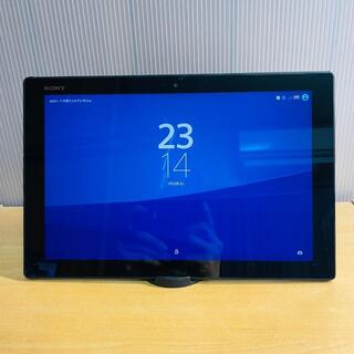 ソニー(SONY)のXperia Z4 Tablet SOT31 black SIMフリー  1(タブレット)