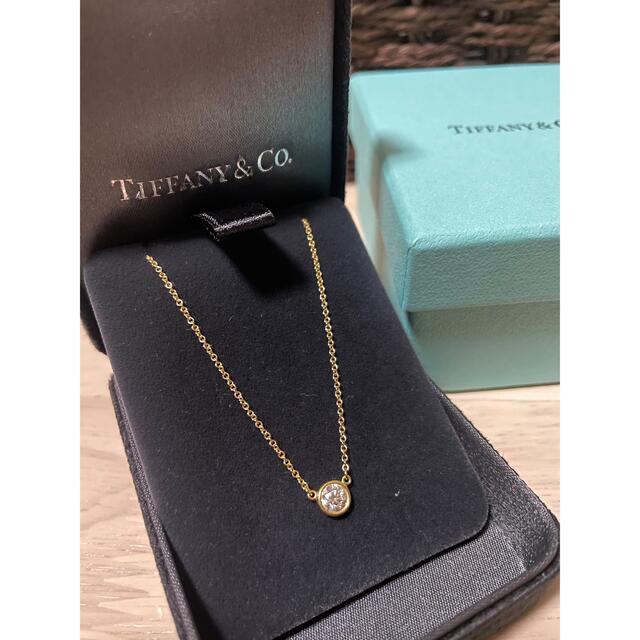 ネックレス✩.*˚極美品✩.*˚Tiffany& Co.  バイザヤード 0.3カラット