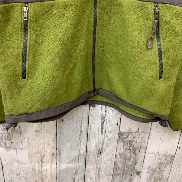 US規格ノースフェイスデナリジャケット刺繍ロゴ灰色グレー黄緑カーキアースカラー
