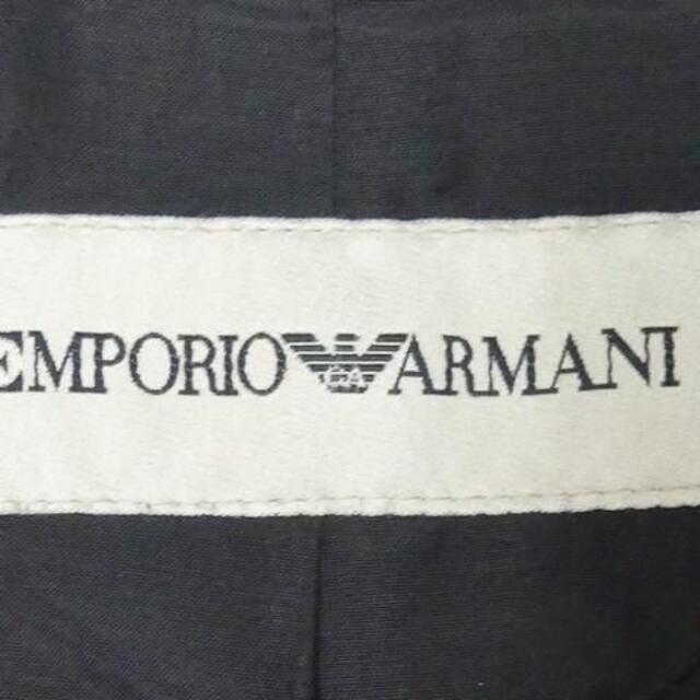 イタリア製 アルマーニ メンズ レザーテーラードジャケット L位 黒 50 本革 4