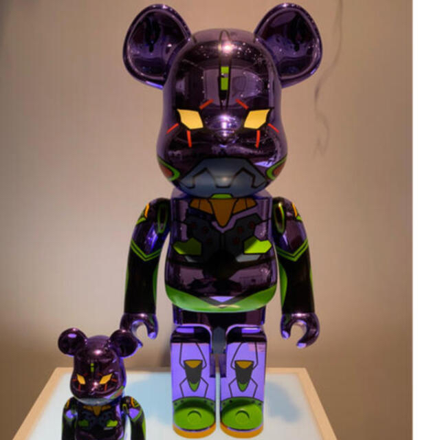 MEDICOM TOY(メディコムトイ)のBE@RBRICK エヴァンゲリオン初号機 CHROME Ver.1000% エンタメ/ホビーのフィギュア(その他)の商品写真