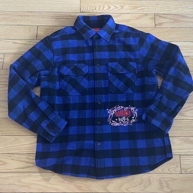 美品 Supreme 1-800 Buffalo Plaid Shirt M