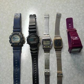 ジーショック(G-SHOCK)のG-SHOCKなど、ジャンクの時計(腕時計(デジタル))