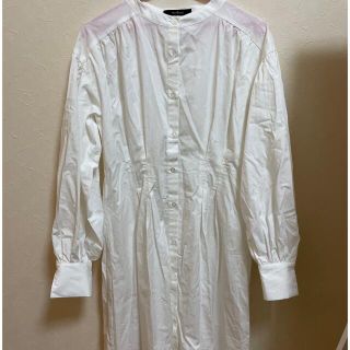 ダブルクローゼット(w closet)のwcloset ウエストタック ボタンシャツワンピ(ロングワンピース/マキシワンピース)