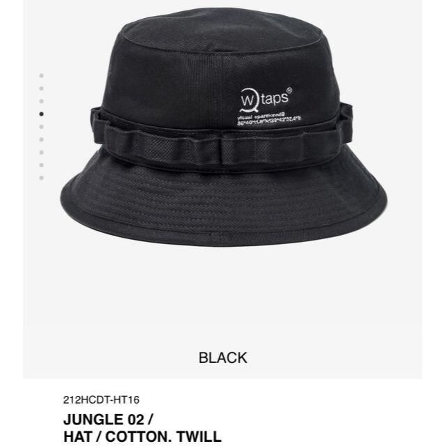 W)taps(ダブルタップス)のBLACK XL 21AW WTAPS JUNGLE 02 / HAT / CO メンズの帽子(ハット)の商品写真