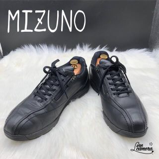 ミズノ(MIZUNO)のMIZUNO ミズノ スニーカー ウォーキングシューズ 26 ブラック(スニーカー)