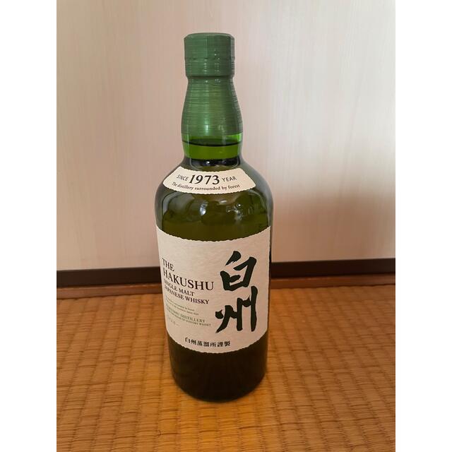 サントリー(サントリー)のサントリーシングルモルトウイスキー白州　700ml 食品/飲料/酒の酒(ウイスキー)の商品写真