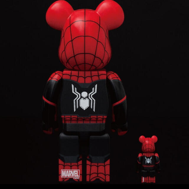 スパイダーマン BE@RBRICK UPGRADED SUIT100%&400%